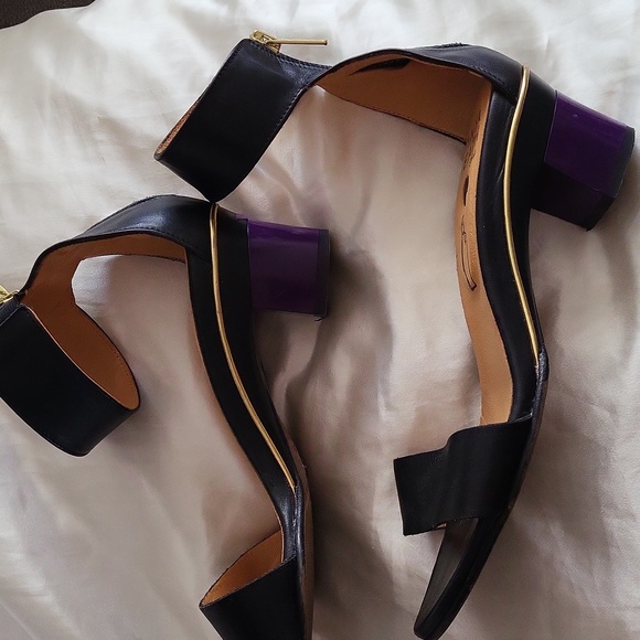 Tanya health size 5 leather heels with detachable heel - Picture 4 of 6